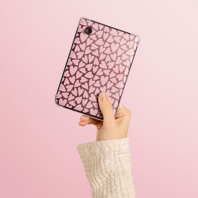 imoshion Design Clear Backcover voor de Kobo Libra Colour - Hearty Blush