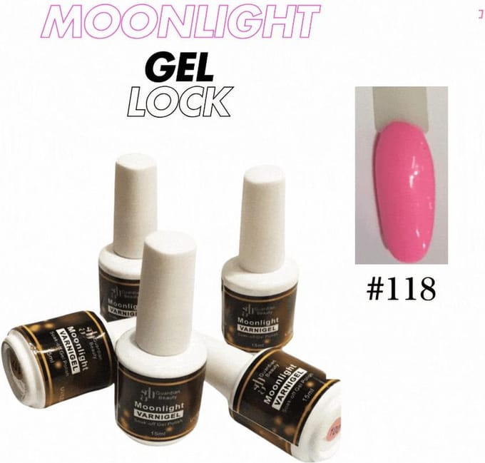 Guardian Beauty Gellak Moonlight - Soak Off - #118 - 15ml - Nagel Gellak