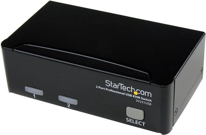 StarTech 2-poort Professionele USB KVM-Switch met Bekabeling