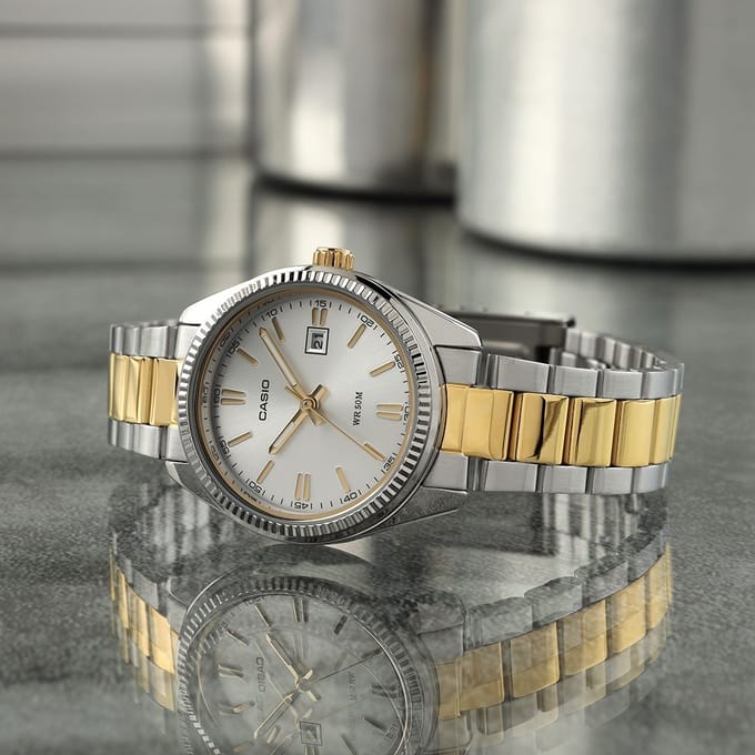 Casio LTP 1302PSG 7AVEG Dames horloge - 30 mm