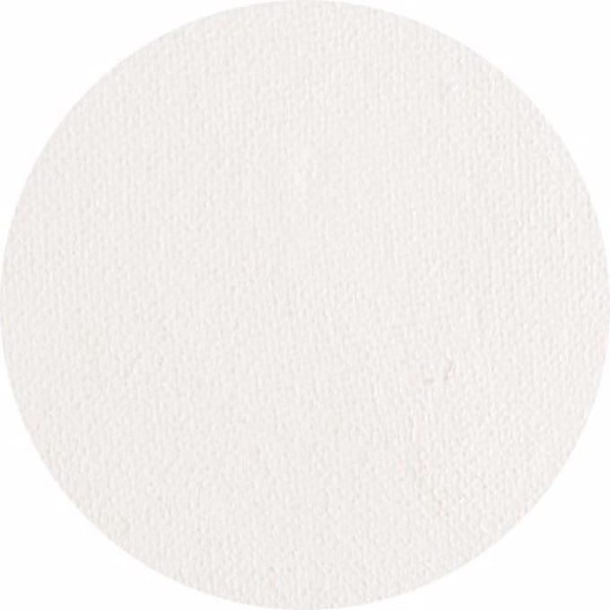 Superstar grimeer schmink - 2x - wit - 16 gram - carnaval/verkleed thema - kinderen/volwassenen