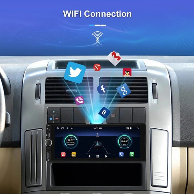 Wentinkmo Carplay 6.86 - draadloze Android autoradio - navigatie wifi Auto