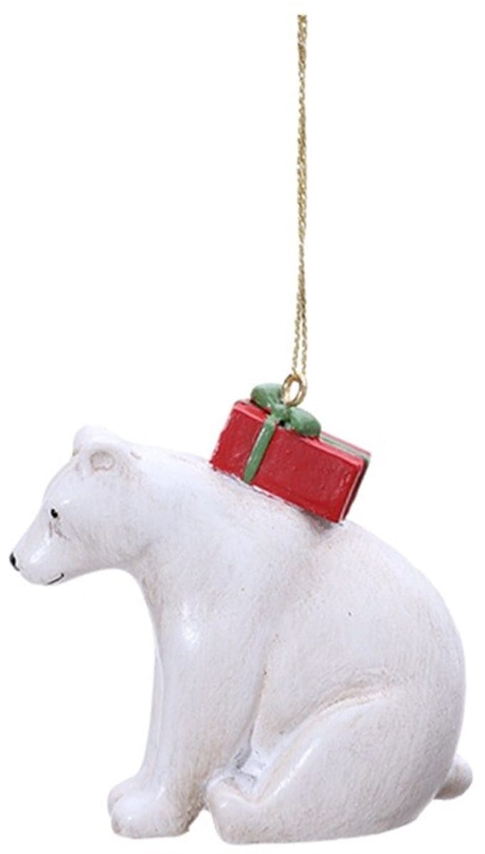 Hanger Ijsbeer met cadeau