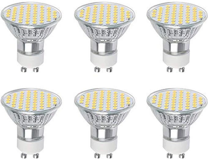 GU10 LED Lamp 6 stuks 3W Warm Wit 2700K