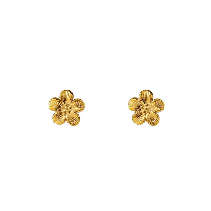 Go Dutch Label Oorknoppen Daisy Stud Goudkleurig