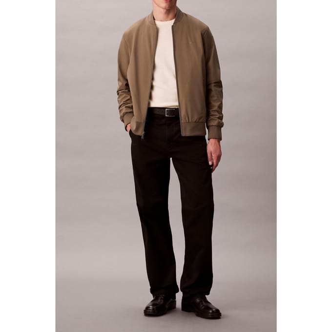 Calvin Klein Ls Matte Bomber Jacket Bungee Cord Größe: M | Bomberjacken Outlet | Herren