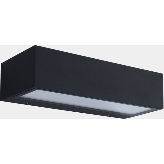 LEDS-C4 LED buiten wandlamp Nemesis, antraciet breedte 19,5 cm