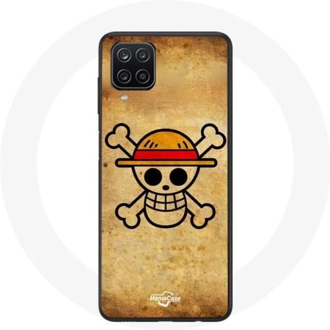 Samsung Galaxy A12 hoesje Manga One Piece Schedel