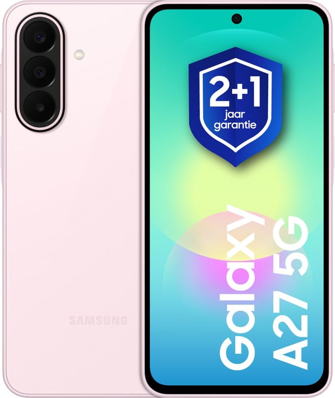 Samsung Galaxy A27 5G - Smartphone - 128GB - Light Pink +1 jaar extra garantie