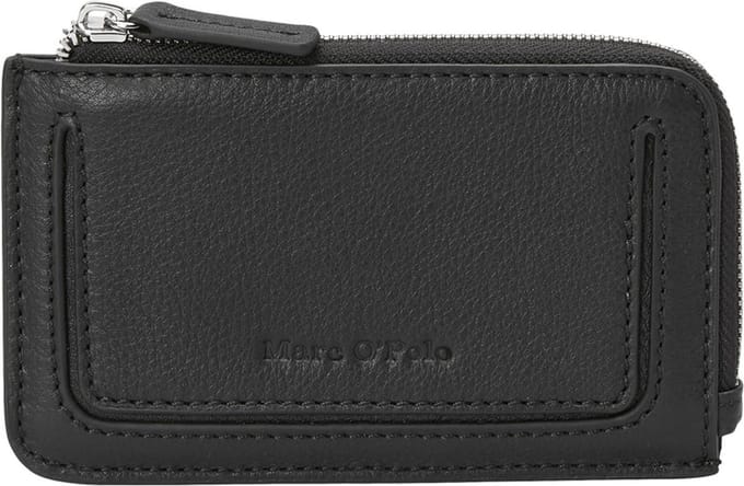 Marc O'Polo Kaarthouder Florica Zip Wallet Black Zwart