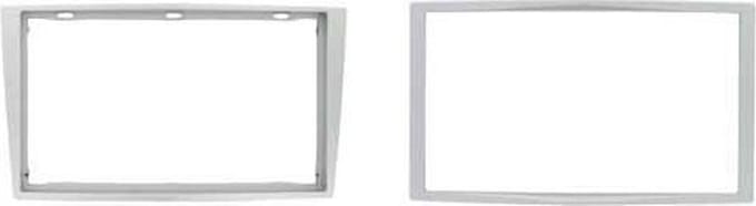 ECO 2-DIN FRAME Opel Corsa 2006- Zilver