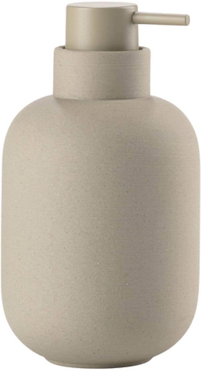 Zone Denmark Sensu Zeepdispenser Dia 7,5 x 13 cm 0,3 liter Taupe