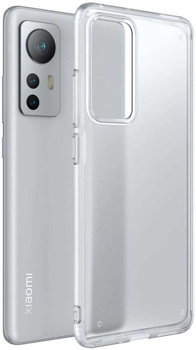 Xiaomi 12 Pro Hoesje Armor Back Cover Transparant