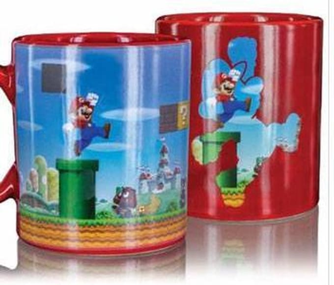 Super Mario Heat Change Mug / Super Mario warmte veranderende mok