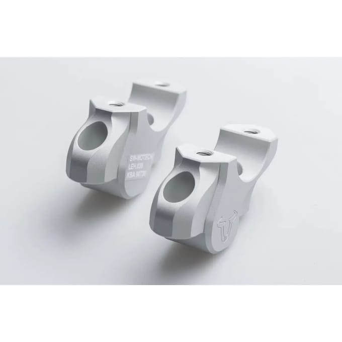 Stuurverhogers Barback Sw Motech Omhoog 32 Mm Achter 25 Mm 32 Mm Stuur Grijs