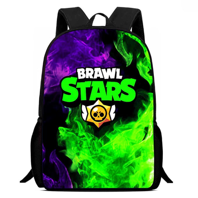 Brawl Stars Schooltas Hoge Definitie Print Multi-Functioneel Lichtgewicht Rugzak