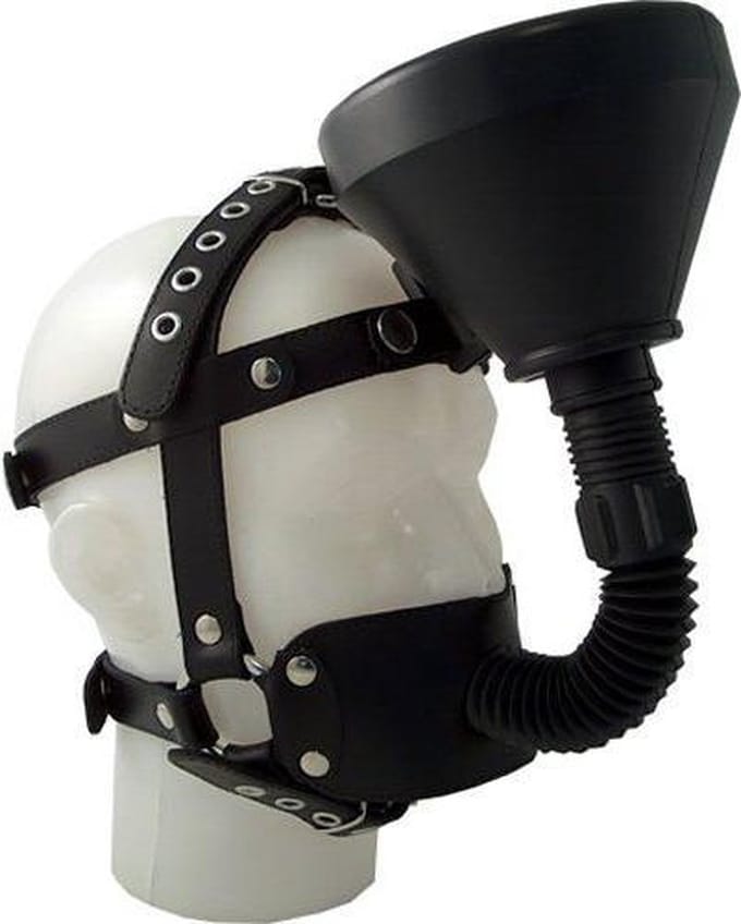 MisterB Leather Refuel Head Harness