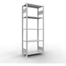 SCHULTE Lagertechnik - Stapelvoet met lengtevergrendeling - 2000x750x400 mm, type 150 kg