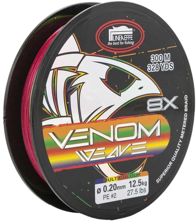 Lineaeffe Venom 8x Gevlochten Vislijn 500 M Transparant 0.200 mm