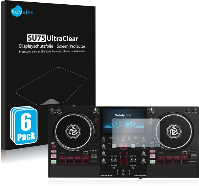 Savvies - Screenprotector voor Numark Mixstream Pro - Folie Beschermfolie transparant 6 Stuks