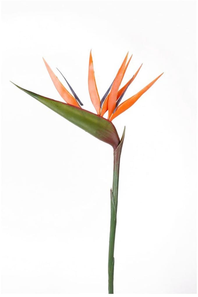 Emerald - Kunstbloem Paradijsvogelbloem 90cm oranje - Kunstplant voor binnen
