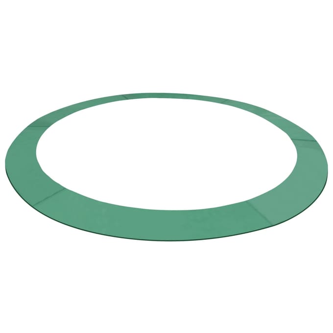 vidaXL - Veiligheidsmat - voor - 3,66 - m - ronde - trampoline - PE - groen