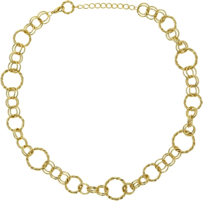 Behave - Lange ketting dames - goudkleur - trendy - casual chic look