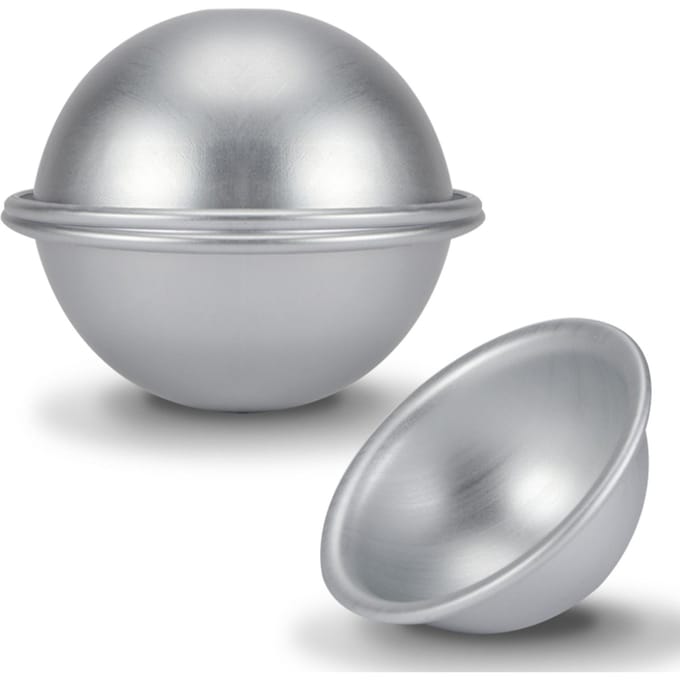 10cm Halve Cirkel Vorm Aluminium Halfrond Chiffon Cake Pan Bikini Cake Dessert Pudding Bakvorm gray