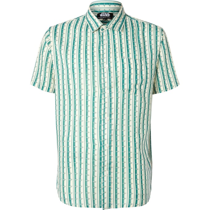 Limited Edition Yoda Stiped Printed Shirt - Zavvi Exclusive - M