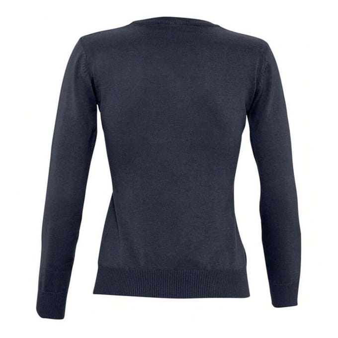 SOLS Dames/Dames Galaxy V Hals Sweatshirt (Marine)