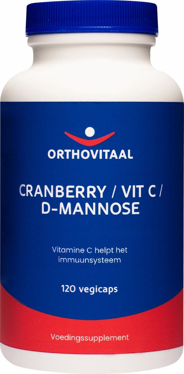Orthovitaal Cranberry Vitamine C & D-Mannose 120 vegicaps