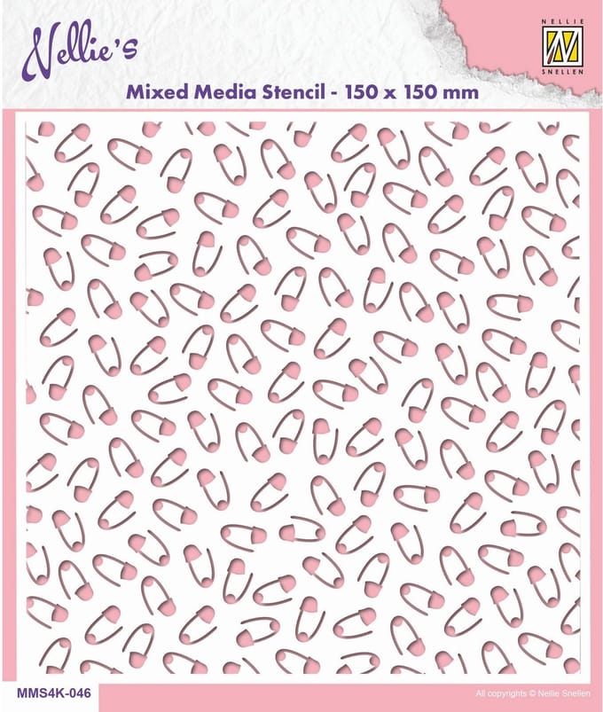 Nellie Snellen Stencil Safety Pins