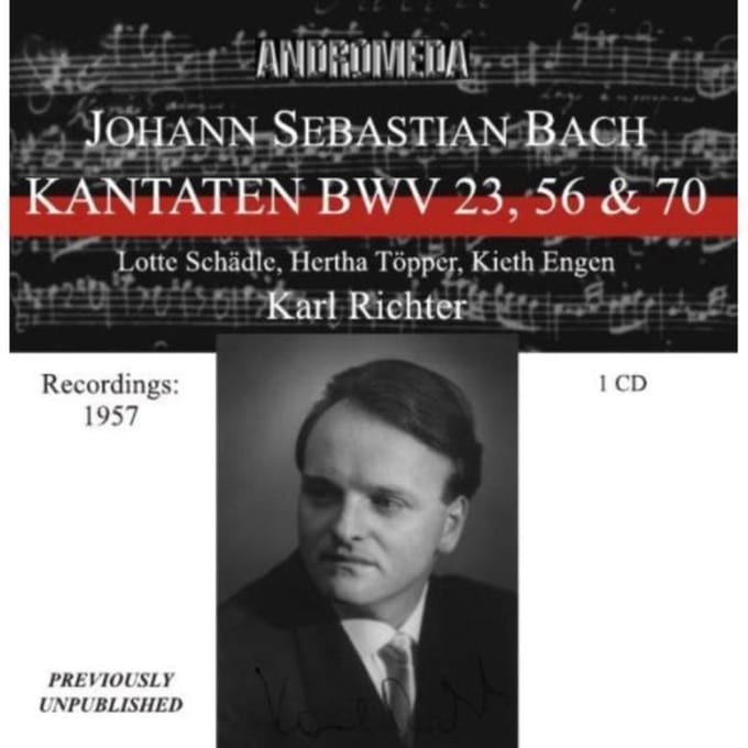 Bach: Canatatas Bw 23,56 & 70 (Muni