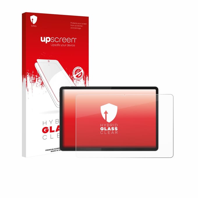 upscreen - Screenprotector voor Lenovo Idea Tab Plus 12.1" - Folie Beschermfolie Beschermglas transparant