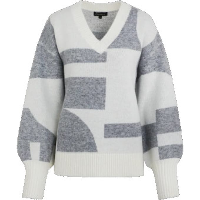 G-Maxx pullover Elzana - Wool white/gray