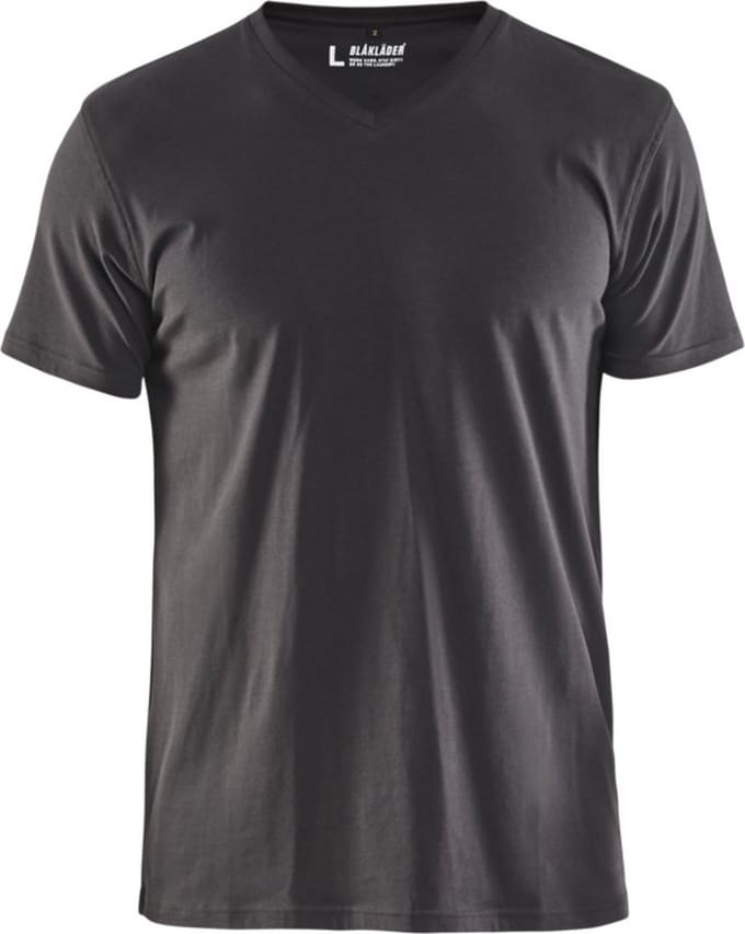 Blaklader T-Shirt, V-hals 3360-1029 - Donkergrijs - S
