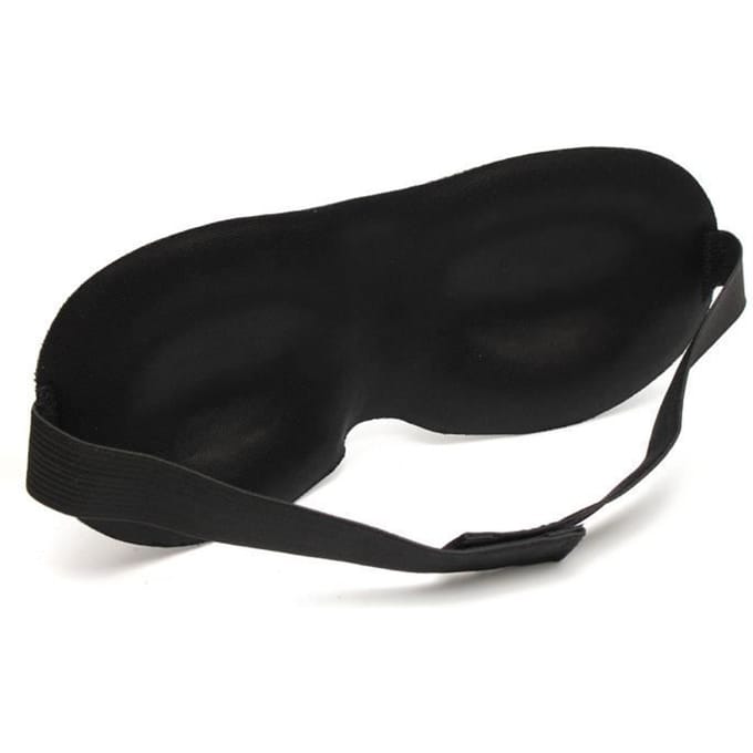 Masque de sommeil - TEMPSA - 3D - Anti-lumière - Confortable - Couleur Noir noir