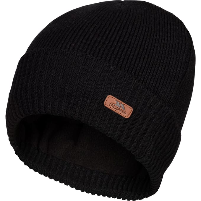 Trespass Waterdichte uniseks Chuck beanie (Zwart)