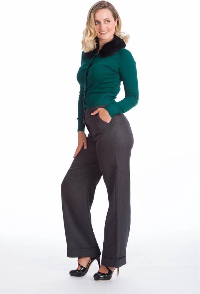 Dancing Days - BOW DREAMING Cardigan - M - Groen