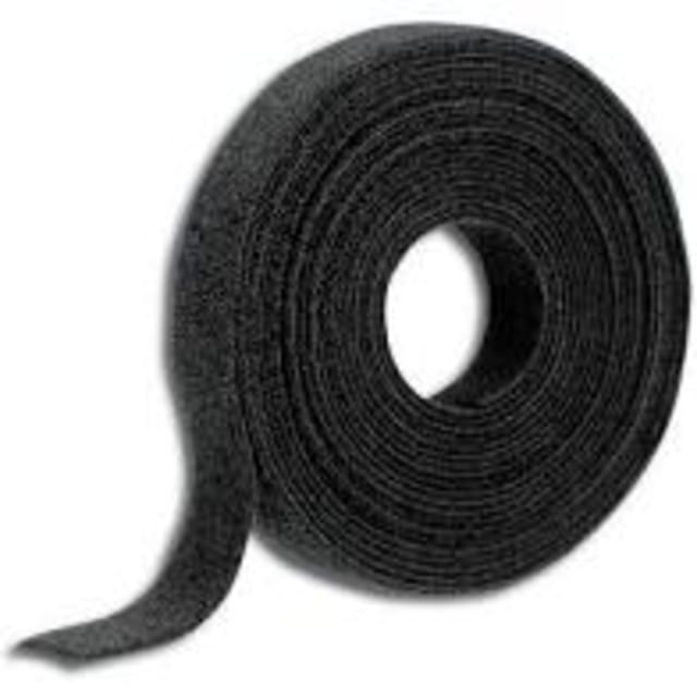 Klittenband Office kabelbinder 2-in 1 13mmx10m zwart
