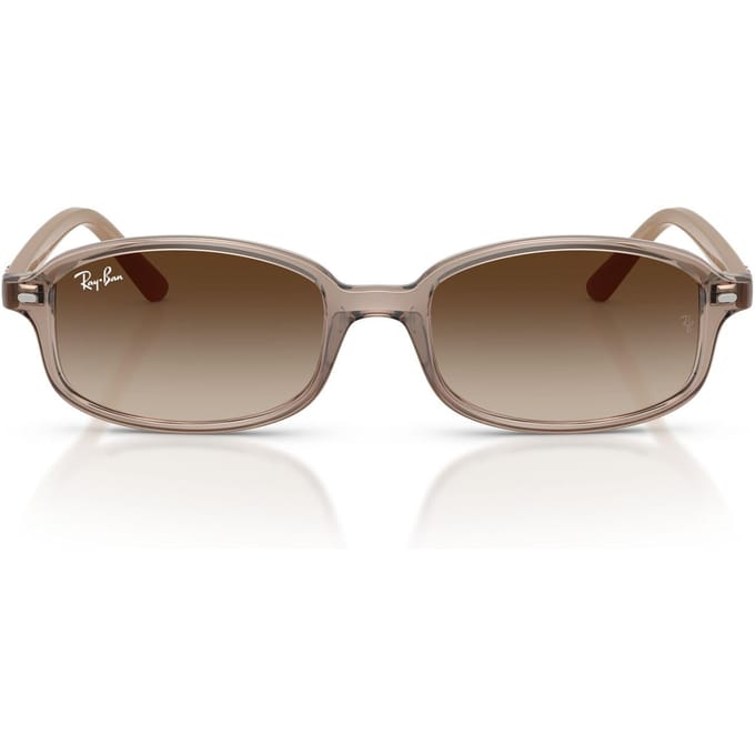 Transparant Beige Kleurverloop 0RJ9132SF Ray-Ban zonnebril, Bruin, 49mm, brown