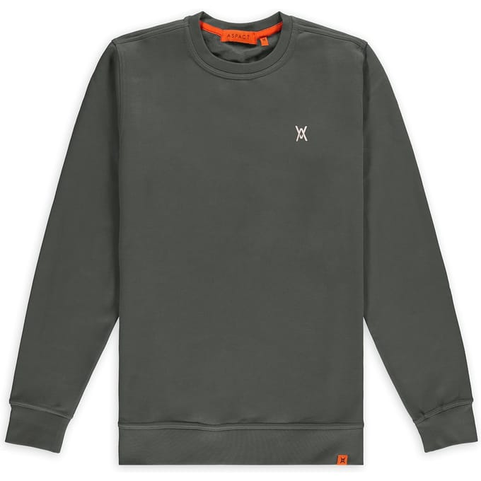 Aspact Zavi Crewneck Grey Größe: S | Pullover Outlet | Unisex | Grau