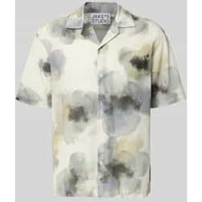 Regular fit vrijetijdsoverhemd met florale all-over print