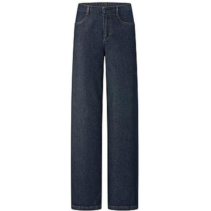 Wide Fit-jeans Van Peter Hahn denim