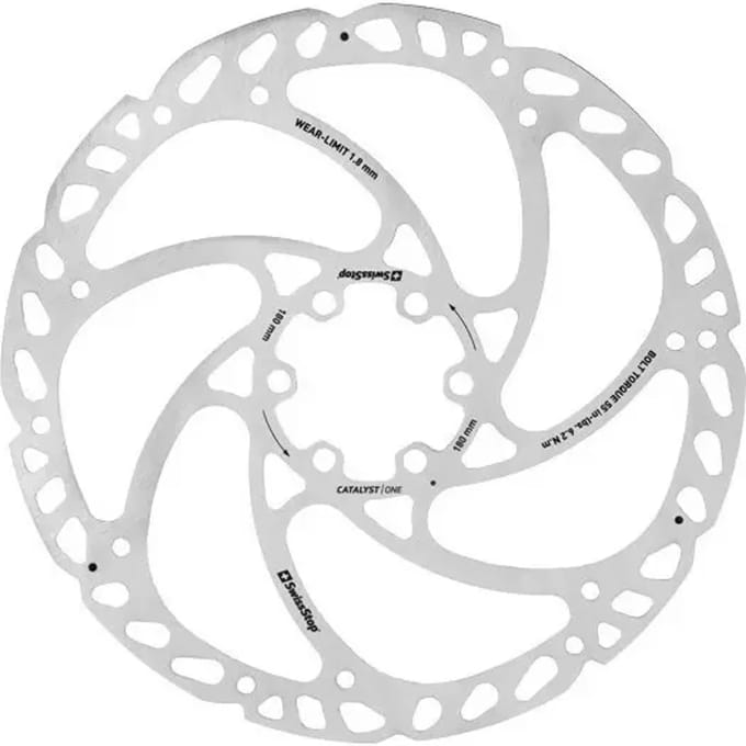 SwissStop - Remschijf Catalyst One 6 Bolt 180MM