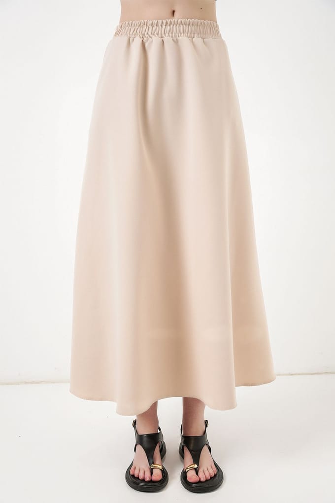 Hoge Taille A-Lijn Maxi Rok