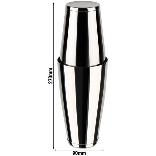 GGM Gastro (6 Stück) Tin in tin Shaker - Edelstahl - 0,7 Liter