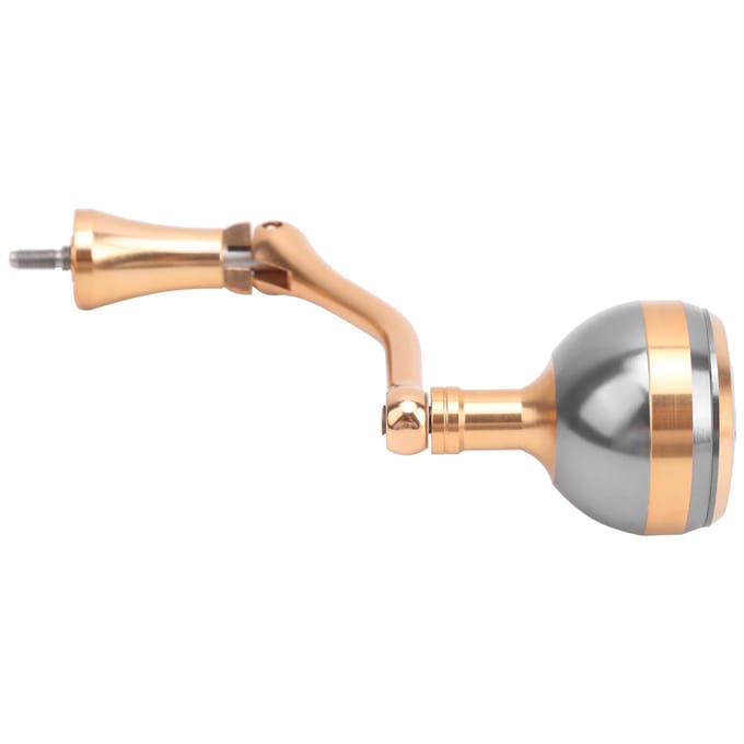 Handvat Conversie Hengelmolen Handvat Grip Aluminiumlegering Inschroefbaar voor Spinmolen M beige