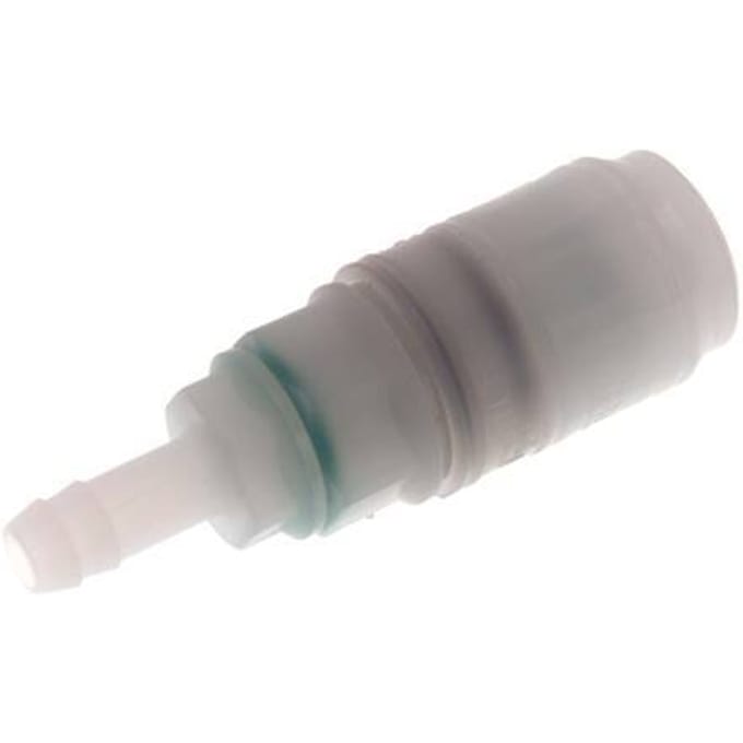 PVDF DN 7.2 Koppeling Snelkoppeling 9 mm Slangpilaar