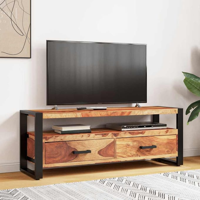 vidaXL - Tv-meubel - 120x35x45 - cm - massief - acaciahout